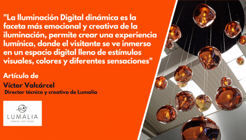 Concepto Iluminación Digital dinámica